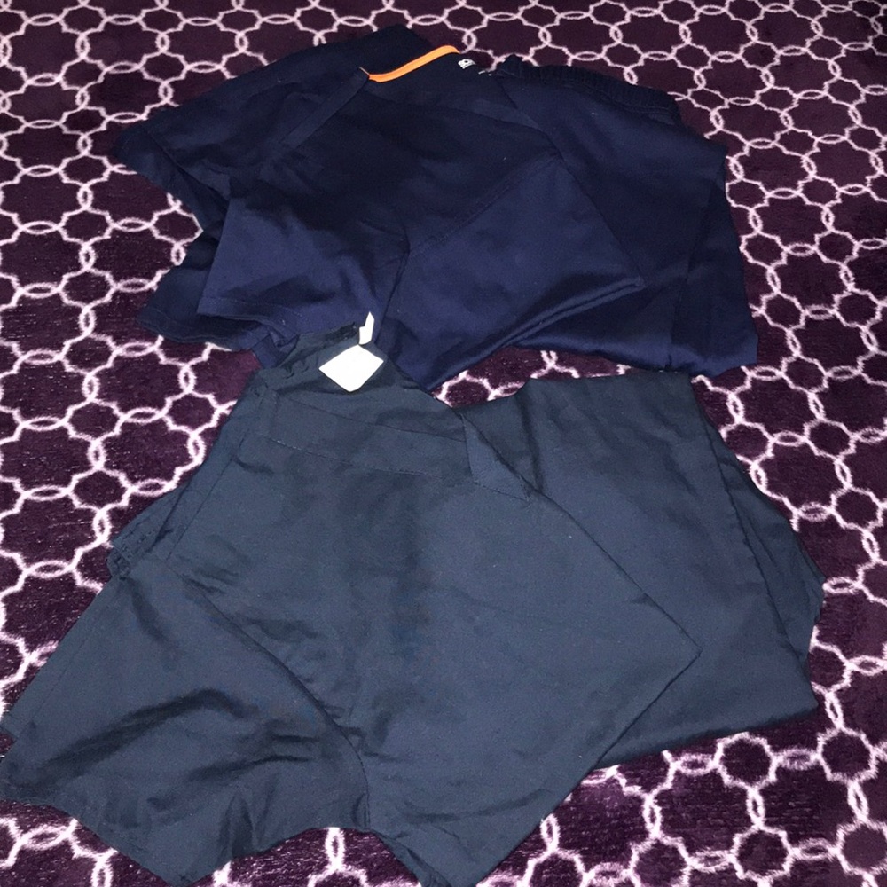 2 scrub uniform sets